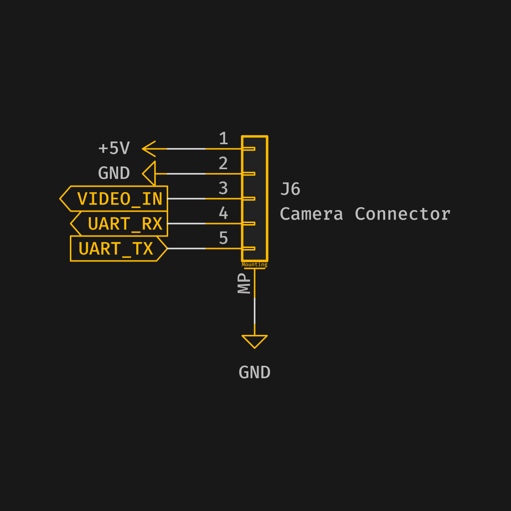 Analog Camera Connector Schematic