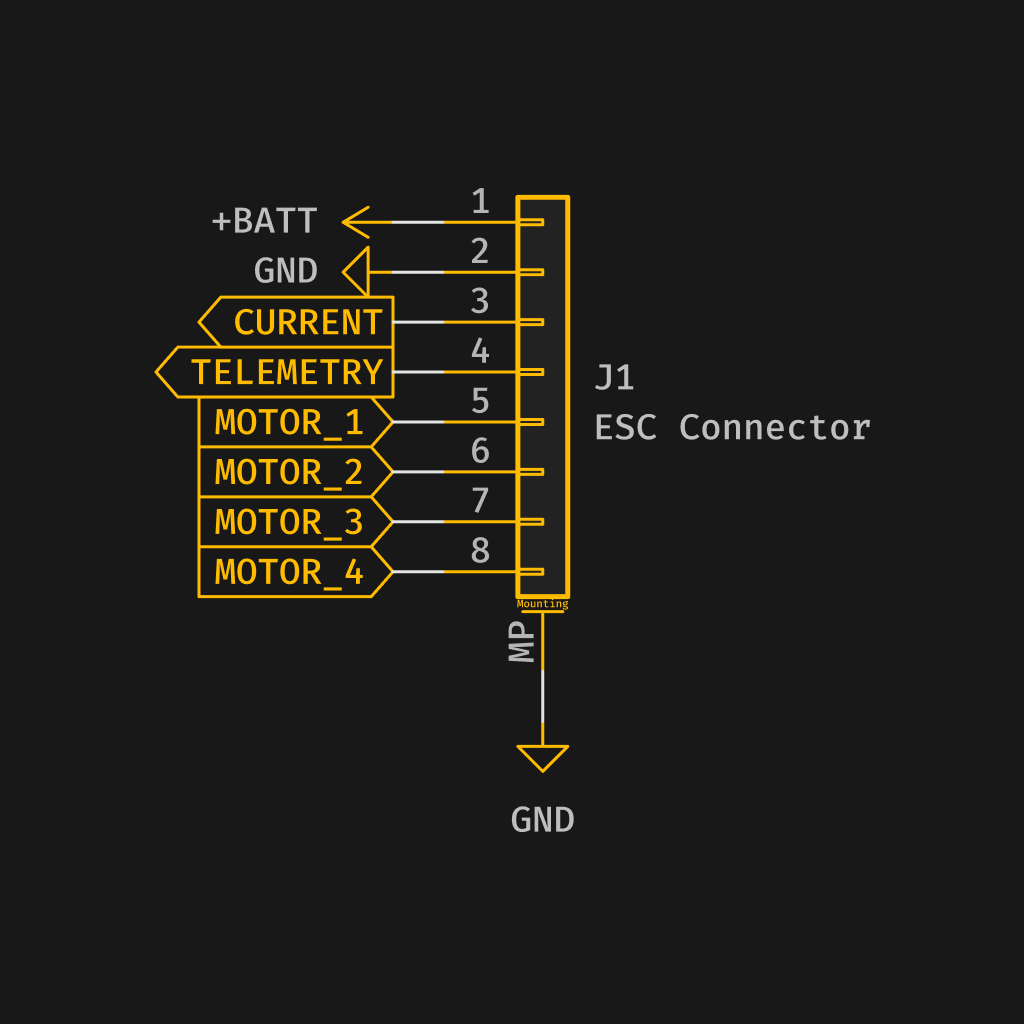 ESC Connector Schematic